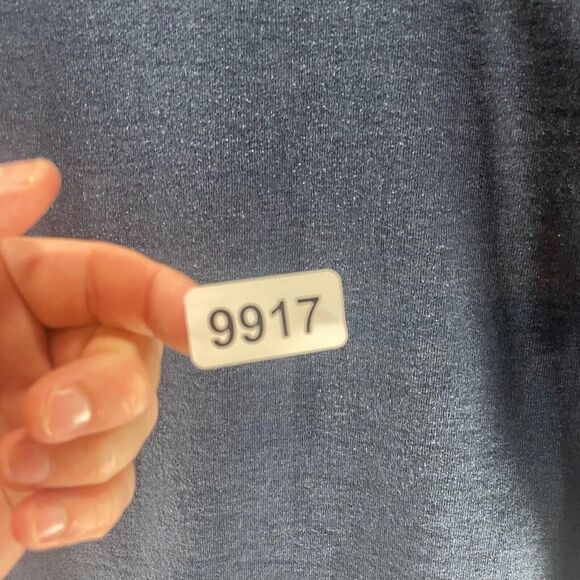 Vintage Wilson Sweatshirt Mens 2XL XXL Blue Pullover Crew Neck Cotton Casual - Picture 12 of 12